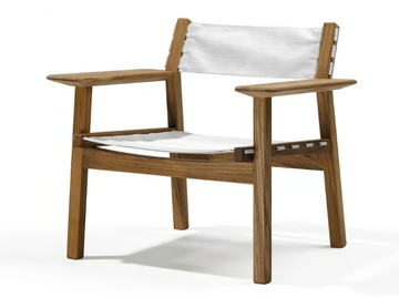 DJURÖ - Garden Batyline® easy chair with armrests by Skargaarden