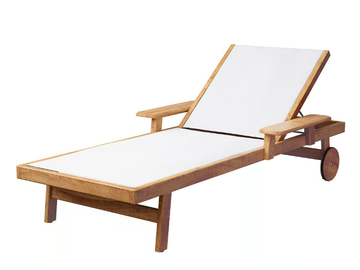 DJURÖ - Recliner Batyline® sun lounger by Skargaarden
