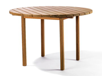 DJURÖ - Round teak garden table by Skargaarden