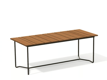 GRINDA - Teak table by Skargaarden