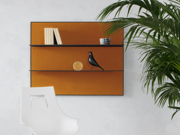 TALEA TEX - Fabric bookcase / Acoustic wall panel by Skema