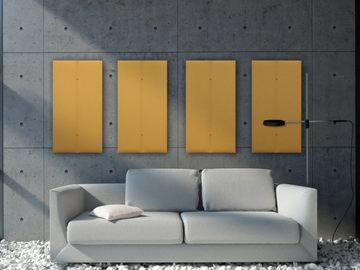 ECOSTRONG WALL - Fireproof polyester fibre Acoustic wall panel by Slalom