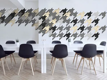 LE PIED DE POULE - Acoustic wall panel by Slalom