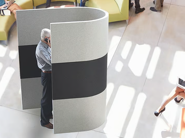 PHONE BOOTH ROUND - Acoustic phone booth by Slalom