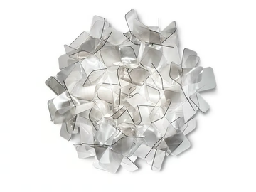 CLIZIA FUMÈ MEDIUM - Lentiflex® and Cristalflex Fumé® wall lamp / ceiling lamp by Slamp