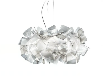 CLIZIA FUMÉ SMALL - LED Cristalflex® pendant lamp by Slamp