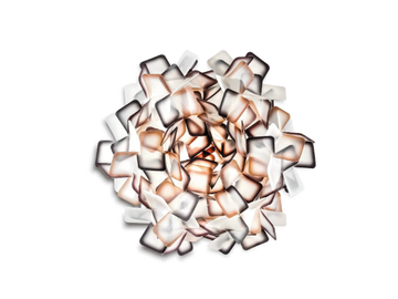 CLIZIA SMALL - Opalflex® wall lamp / ceiling lamp by Slamp