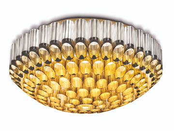 ODEON - Dimmable LED ceiling light in Goldflex® and Lentiflex® by Slamp
