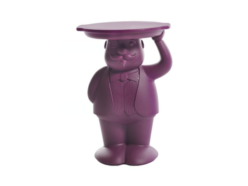 AMBROGIO - Round polyethylene side table by SLIDE