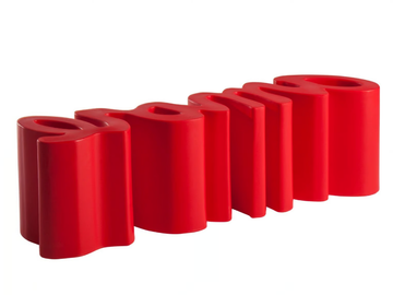 AMORE - Polyethylene bench by SLIDE
