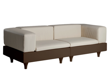 HAPPY LIFE SOFÀ - Modular polyethylene garden sofa by SLIDE