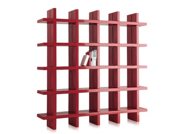 MY BOOK - Open polyethylene bookcase by SLIDE