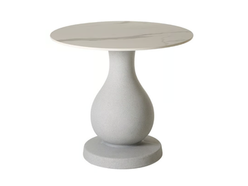 OTTOCENTO - Round polyethylene garden table by SLIDE