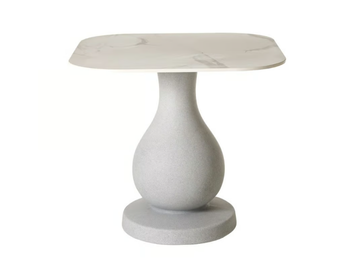 OTTOCENTO - Square polyethylene garden table by SLIDE