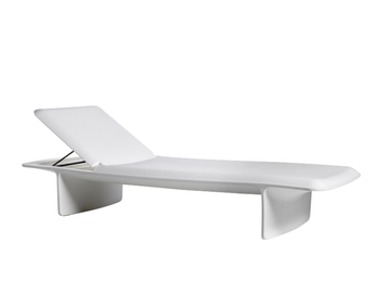 PONENTE - Recliner polyethylene sun lounger by SLIDE