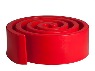 SUMMERTIME - Round polyethylene pouf by SLIDE