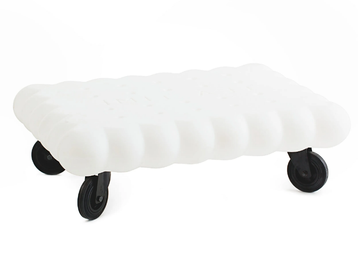 TEA TIME - Swivel rectangular polyurethane coffee table by SLIDE