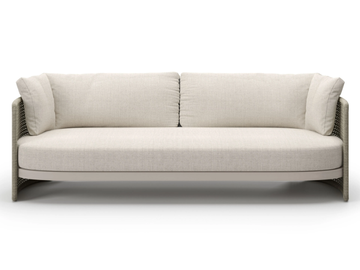 MIURA - 3 seater fabric garden sofa by SNOC