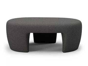 NIXIE - Low sandstone garden side table by SNOC