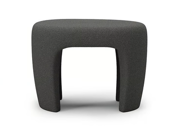 NIXIE - Oval sandstone garden side table by SNOC