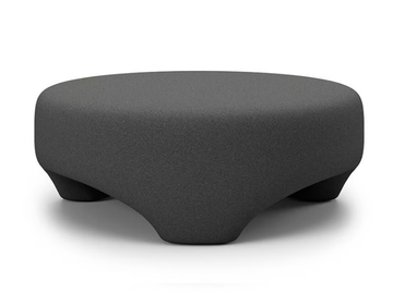 WHALE - Round sandstone garden side table by SNOC