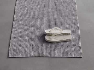PLISS - Canneté cotton bath mat (polyester batting) by Society Limonta