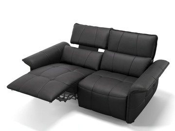 ADRIA - 2 seater leather sofa by Sofanella
