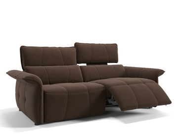 ADRIA - 3 seater fabric sofa by Sofanella