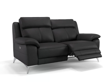 ALIANO - 2 seater leather sofa by Sofanella