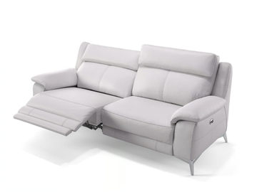 ALIANO - 3 seater leather sofa by Sofanella