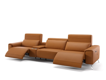 BELLA KINO - 3 seater leather sofa by Sofanella