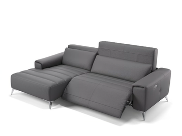 BELLA MINI - Corner leather sofa by Sofanella