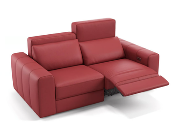 CAPRI - 2 seater leather sofa by Sofanella