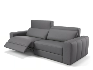 CAPRI - 3 seater leather sofa by Sofanella
