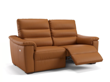CREMONA - 3 seater leather sofa by Sofanella