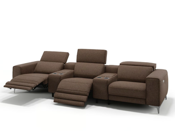 CUPELLO KINO - 3 seater fabric sofa by Sofanella