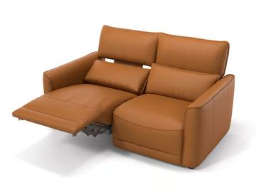 GALA - 2 seater leather sofa by Sofanella