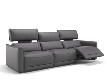 GALA XXL - 3 seater leather sofa by Sofanella