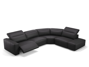 LENOLA - Corner leather sofa by Sofanella