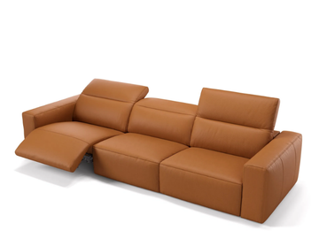 LENOLA XXL - 3 seater leather sofa by Sofanella