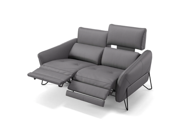 LINARES - 2 seater leather sofa by Sofanella