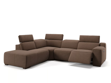 LORETO - Corner fabric sofa by Sofanella