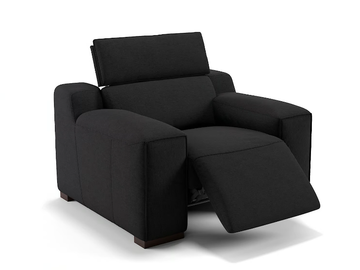 LORETO - Fabric armchair with armrests by Sofanella