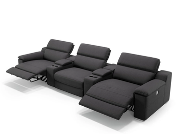 MACELLO KINO - 3 seater fabric sofa by Sofanella