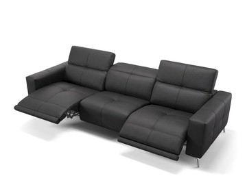MARBELLA XXL - 3 seater leather sofa by Sofanella