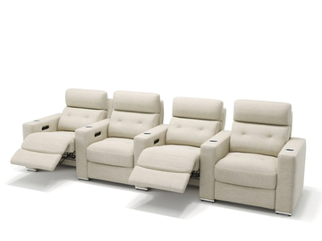 MATERA - 4 seater fabric sofa by Sofanella