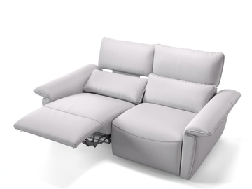 MERIDA - 2 seater leather sofa by Sofanella
