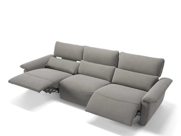 MERIDA XXL - 3 seater fabric sofa by Sofanella