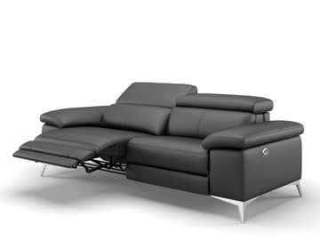 MILANO - 3 seater leather sofa by Sofanella