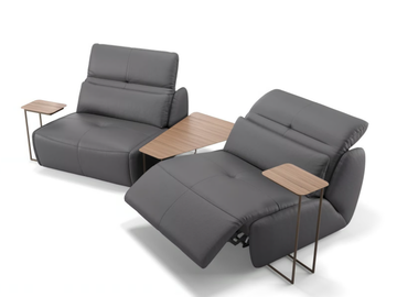 MODICA - 2 seater leather sofa by Sofanella